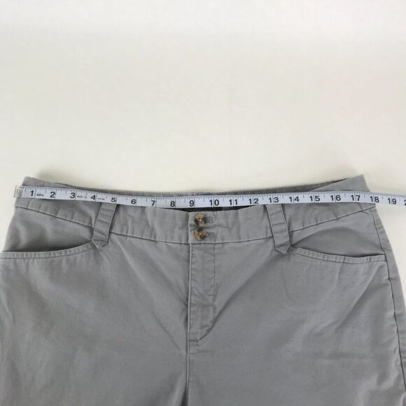 Eddie Bauer Blakely Fit Pant Women's Plus Size 14 Beige Mid Rise Pockets Outdoor - Picture 8 of 14